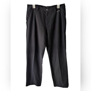 Oakley Men's Flat Front Black Dress Pants W34 L32